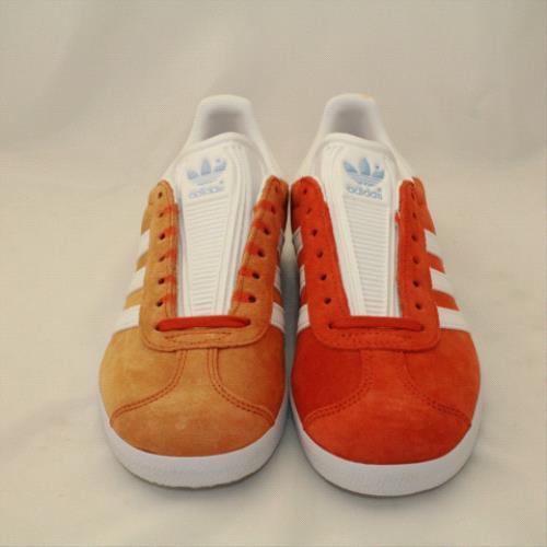 orange adidas gazelle womens