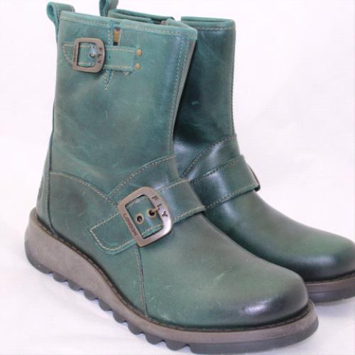 fly london dark green sino boots