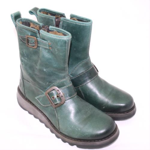 fly london dark green sino boots
