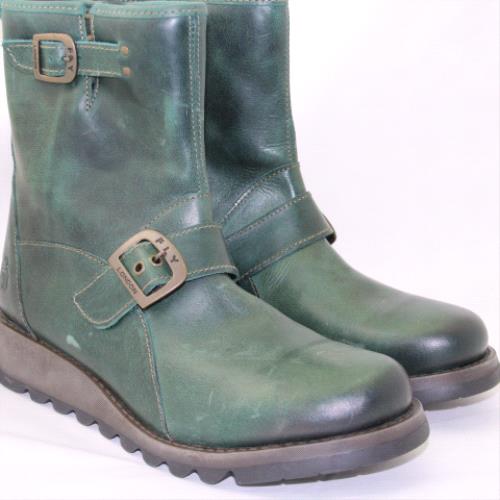 fly london dark green sino boots