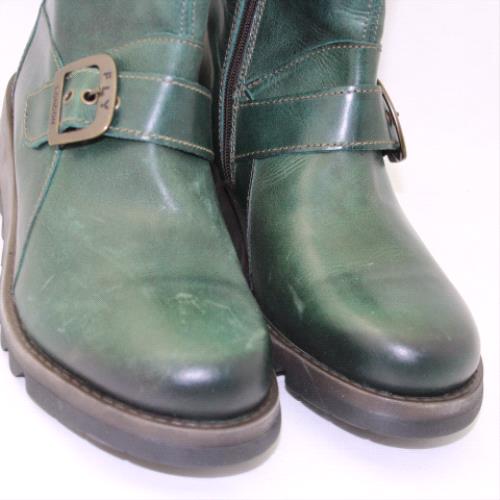 fly london dark green sino boots