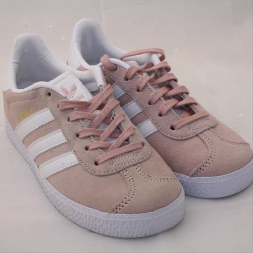 Girls Pale Pink adidas Gazelle Trainers schuh