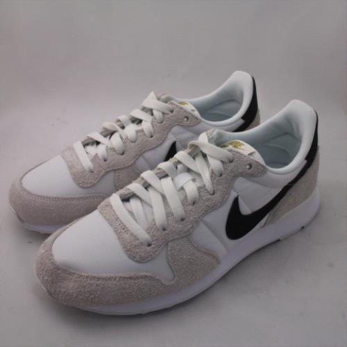 Womens White & Black Nike Internationalist Trainers schuh