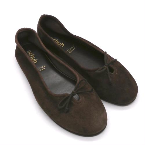 schuh lambert suede ballerina 2