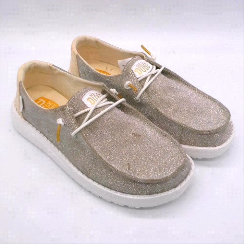HEYDUDE wendy metallic sparkle 3