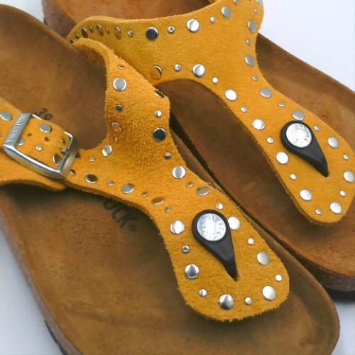 BIRKENSTOCK gizeh suede rivet 3