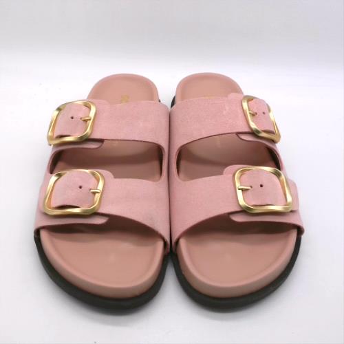 schuh tylee suede buckle footbed 1