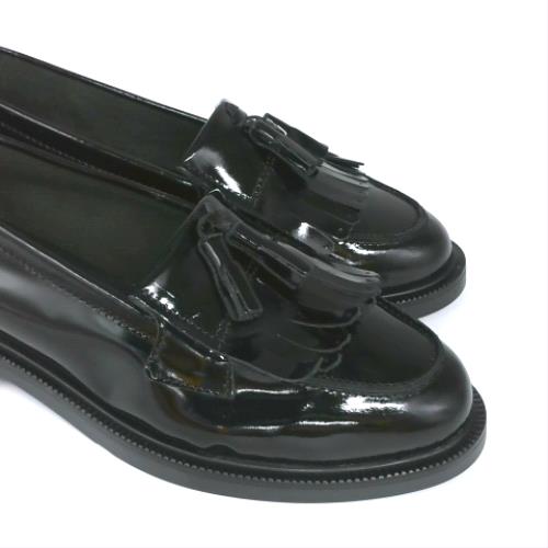 schuh lizzie patent leather loafer 2