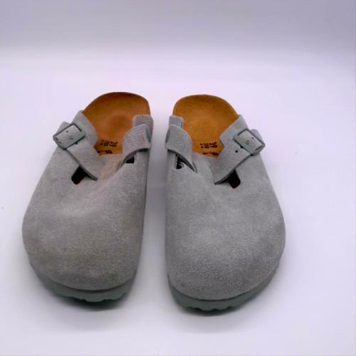 BIRKENSTOCK Light Grey boston clog sandals BIRKENSTOCK boston clog 1