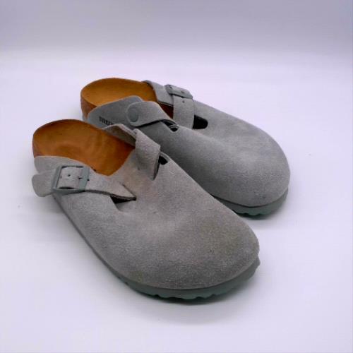 BIRKENSTOCK Light Grey boston clog sandals BIRKENSTOCK boston clog 2