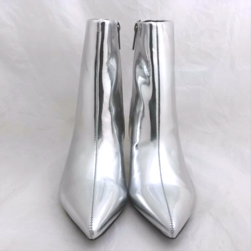 schuh Silver brynn kitten heel boots schuh brynn kitten heel 1