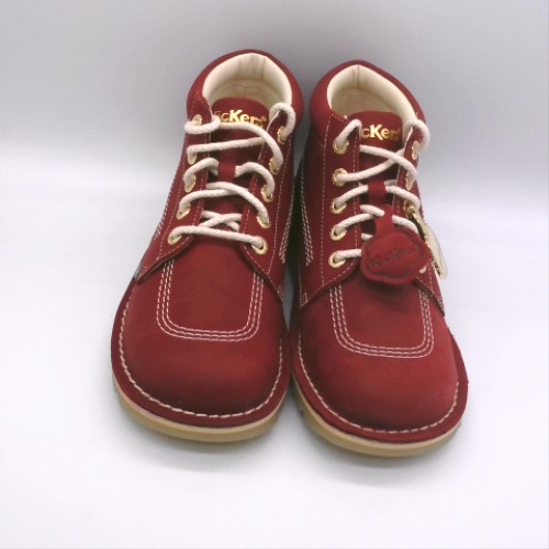 Kickers Classics Red kick hi goldie boots Kickers Classics kick hi goldie 1