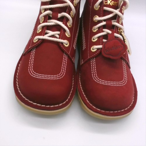 Kickers Classics Red kick hi goldie boots Kickers Classics kick hi goldie 2