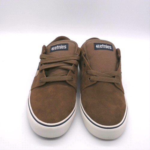 Etnies Beige & Brown barge ls trainers Etnies barge ls 1