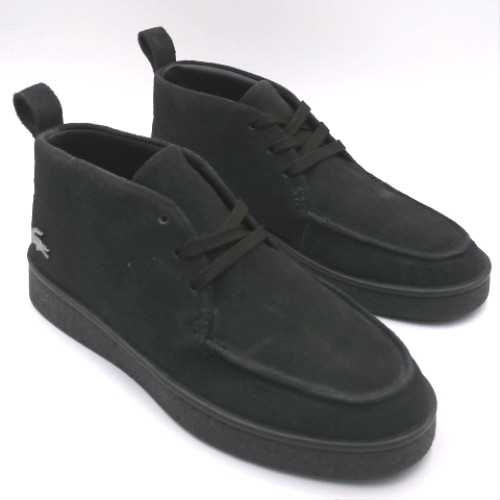 Lacoste Black baseshot chukka boots Lacoste baseshot chukka 2