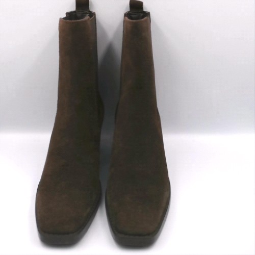 schuh Brown bess suede western boots schuh bess suede western 1