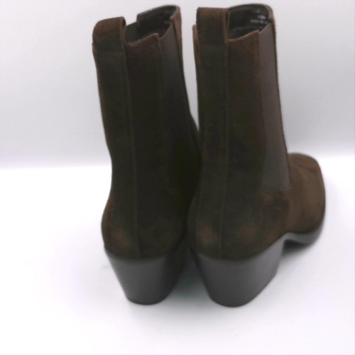 schuh Brown bess suede western boots schuh bess suede western 3