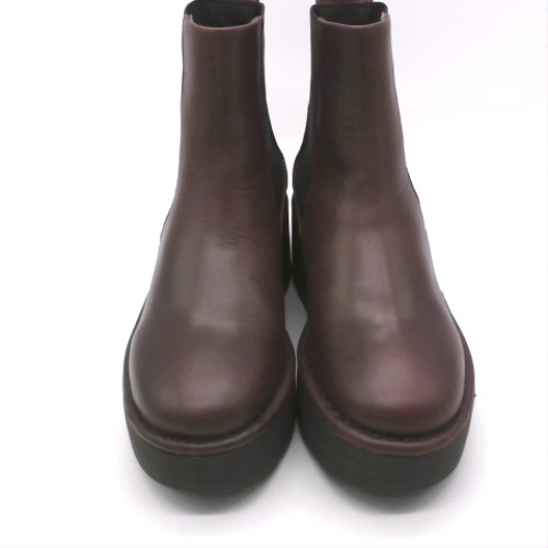 Fly London Burgundy hagu platform chelsea boots Fly London hagu platform chelsea 1