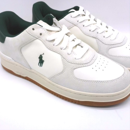 Polo Ralph Lauren White & Green masters court trainers Polo Ralph Lauren masters court 2