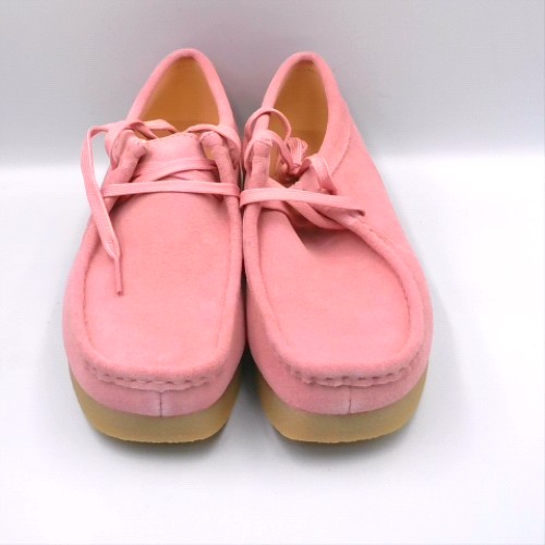 Clarks Pale Pink wallabee evo flats Clarks wallabee evo 1