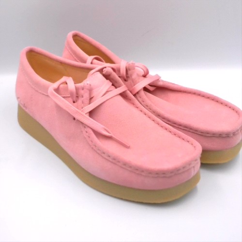 Clarks Pale Pink wallabee evo flats Clarks wallabee evo 2