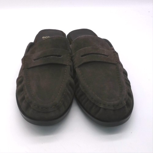 schuh leeds suede backless loafer 1