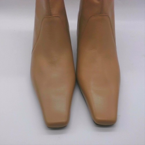 schuh Natural bowden leather heeled boots schuh bowden leather heeled 3
