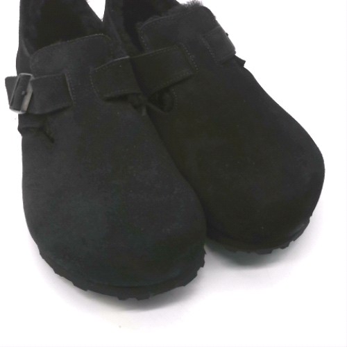 BIRKENSTOCK Black london shearling flats BIRKENSTOCK london shearling 3