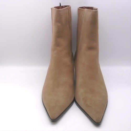 schuh Taupe betsy suede formal boots schuh betsy suede formal 1