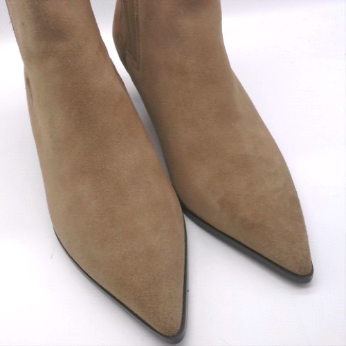 schuh Taupe betsy suede formal boots schuh betsy suede formal 3