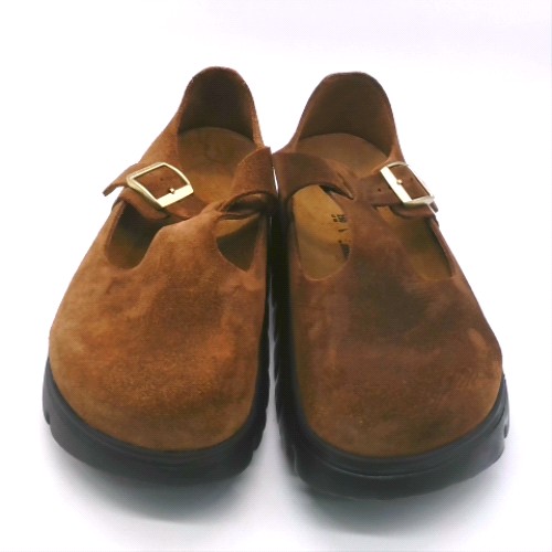 BIRKENSTOCK Tan paris chunky t-bar flats BIRKENSTOCK paris chunky t-bar 1