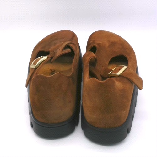 BIRKENSTOCK Tan paris chunky t-bar flats BIRKENSTOCK paris chunky t-bar 3