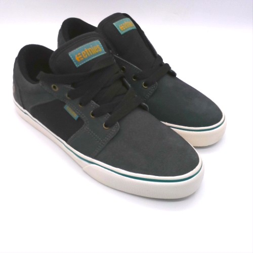 Etnies Grey & Black barge ls trainers Etnies barge ls 2
