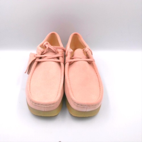Clarks Pale Pink wallabee evo flats Clarks wallabee evo 1