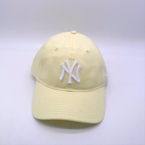 New Era Pale Yellow 9twenty league essential cap caps and hats New Era 9twenty league essential cap 1