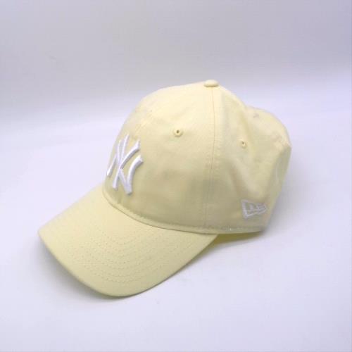 New Era Pale Yellow 9twenty league essential cap caps and hats New Era 9twenty league essential cap 3