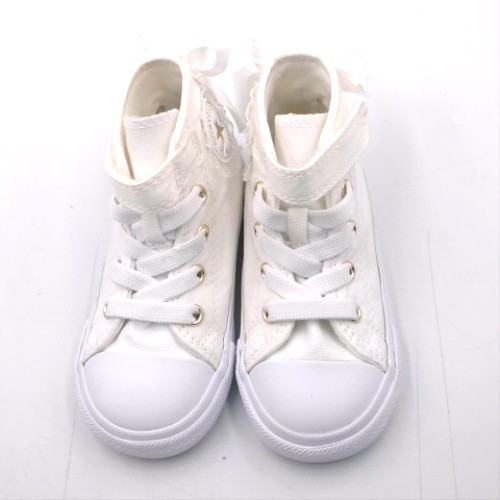 Converse White all star hi ruffles girls junior Converse all star hi ruffles 1