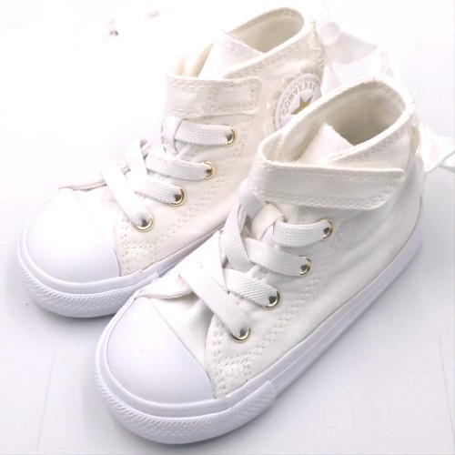 Converse White all star hi ruffles girls junior Converse all star hi ruffles 2