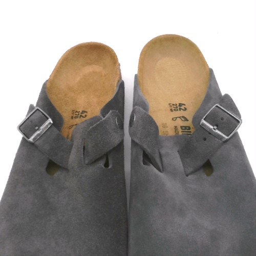 BIRKENSTOCK Grey boston clog sandals BIRKENSTOCK boston clog 3