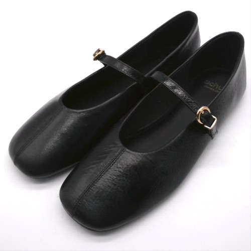 schuh Black london leather ballet flats schuh london leather ballet 3