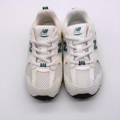 New Balance White & Green 530 toddler New Balance 530 1