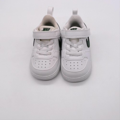 Nike White & Green court borough low recraft toddler Nike court borough low recraft 1