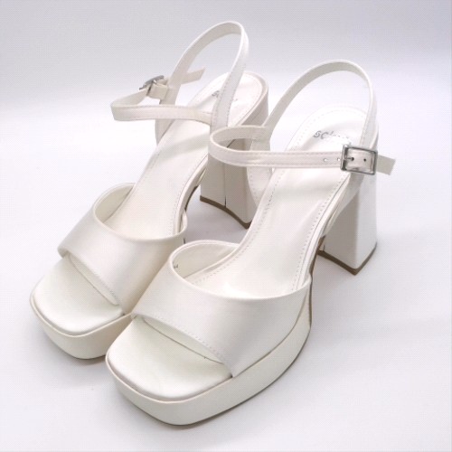 schuh White sabina platform high heels schuh sabina platform 2