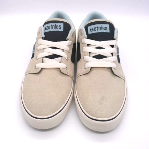 Etnies Beige Multi barge ls trainers Etnies barge ls 1