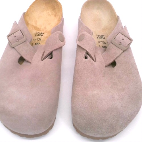 BIRKENSTOCK Grey boston clog sandals BIRKENSTOCK boston clog 3