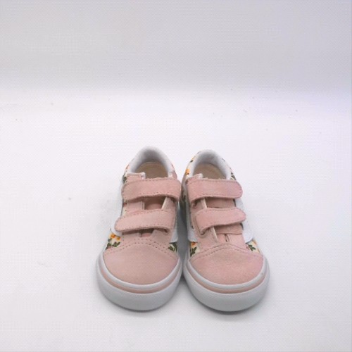 Vans Pink Multi old skool v girls toddler Vans old skool v 1
