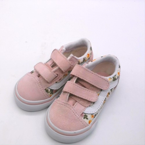 Vans Pink Multi old skool v girls toddler Vans old skool v 3