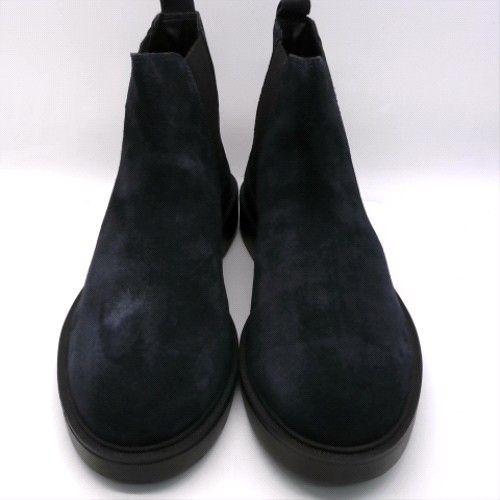 schuh Navy dice suede chelsea boots schuh dice suede chelsea 1