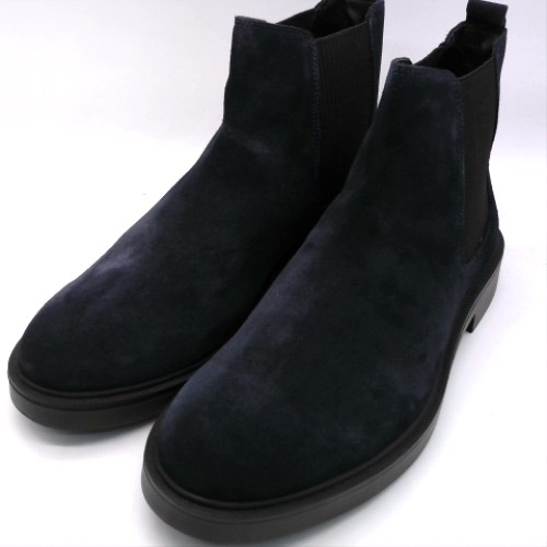 schuh Navy dice suede chelsea boots schuh dice suede chelsea 3