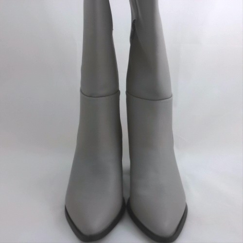 schuh Grey diya knee high heel boots schuh diya knee high heel 1